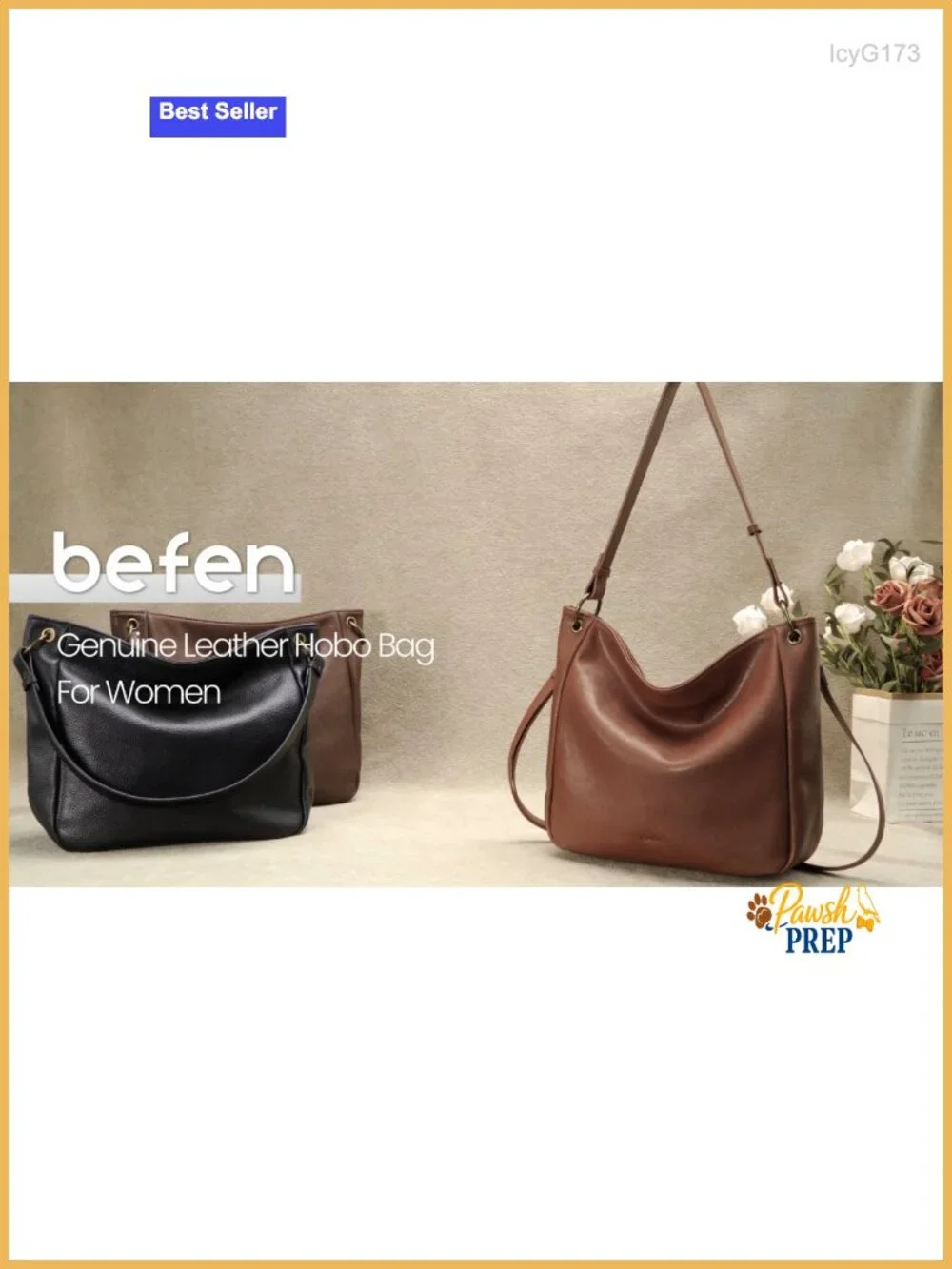 Genuine Leather Hobo Crossbody Bag Women Vintage Purse Soft Handbag Shoulder 2